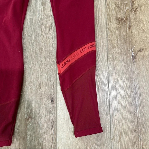 Lorna Jane Women’s Cherry Multi Color Block Core Full Length Leggings GUC - Picture 3 of 6